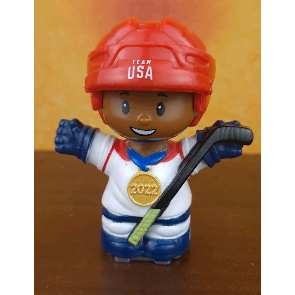 Fisher Price Little People Winter Olympics Team USA Hockey Player 2022